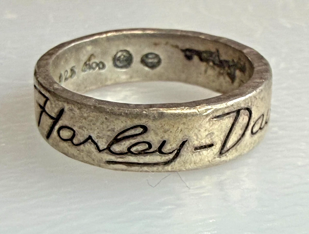70s Sterling Harley-Davidson 指輪　リング　80s Harley-Davidson Rings without Stone Sterling Silver Fine Rings for
