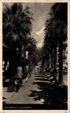 Imperia Ventimiglia via aprosio F. small shipped franc. asp.