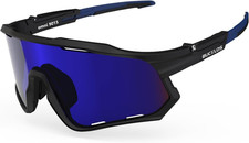 Polarized Cycling Running Sunglasses for Men Women UV400 Protection,Tr90 Sun Gla