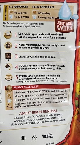 Birch Benders Pumpkin Spice Pancake & Waffle Mix, 16oz Limited Edition - Picture 5 of 5