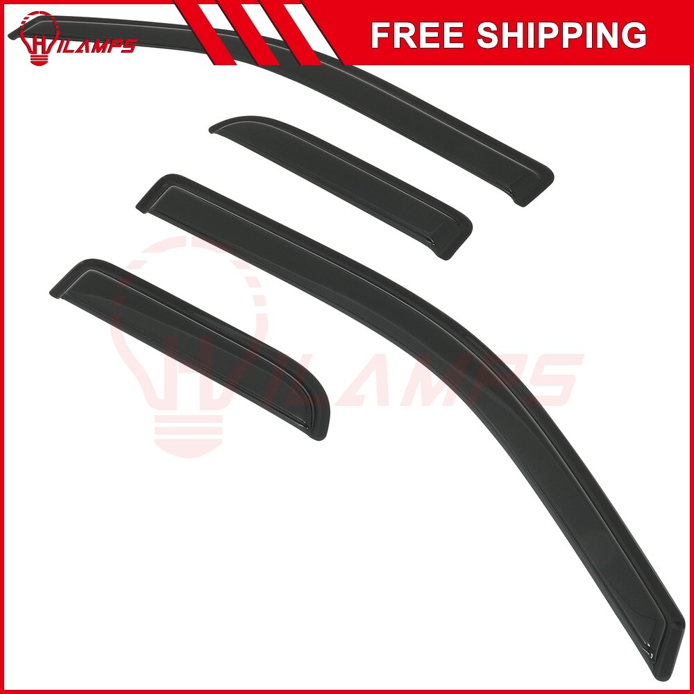 For 05-13 Ford F150 Extended Cab Window Visor Vent Rain Shades Guards Deflectors
