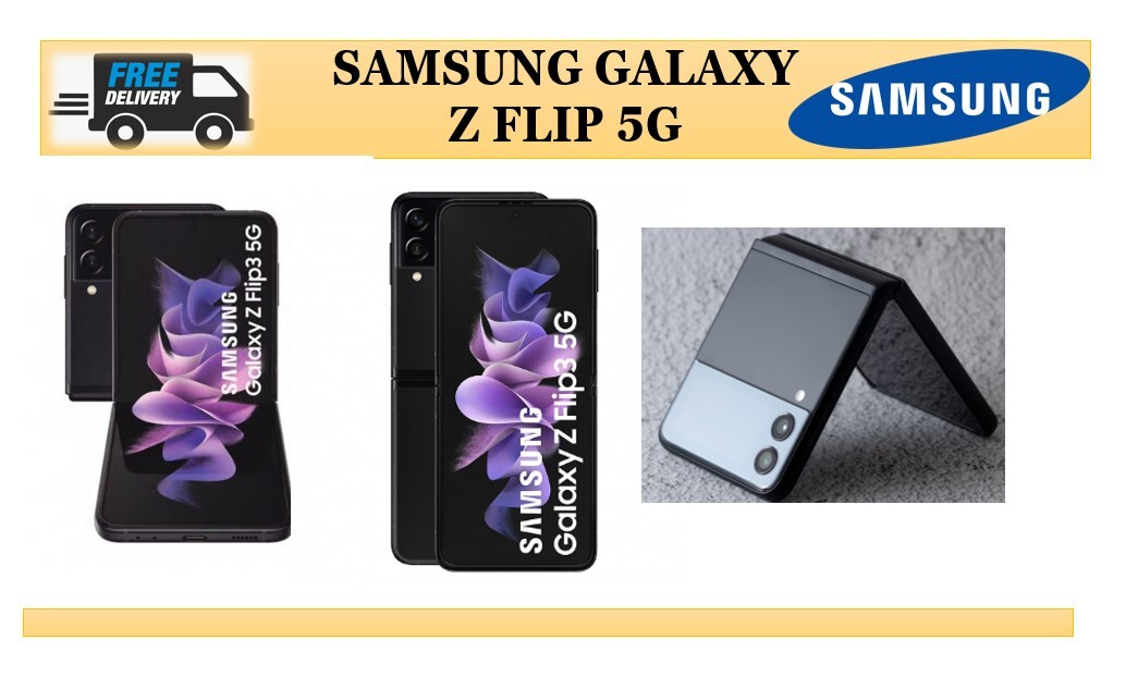 Samsung Galaxy Z Flip3 5G 128GB Unlocked Smartphone UK model Sim
