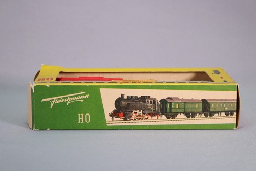 DD246 FLEISCHMANN 1436 train Ho Wagon de travail guérite plateforme 1961 - Picture 8 of 10