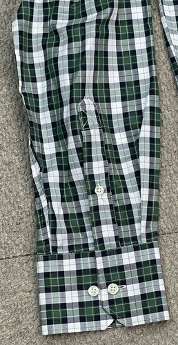 Barbour kariertes langärmliges Freizeithemd mit Knopfleiste für Herren Größe Small - Bild 3 von 15