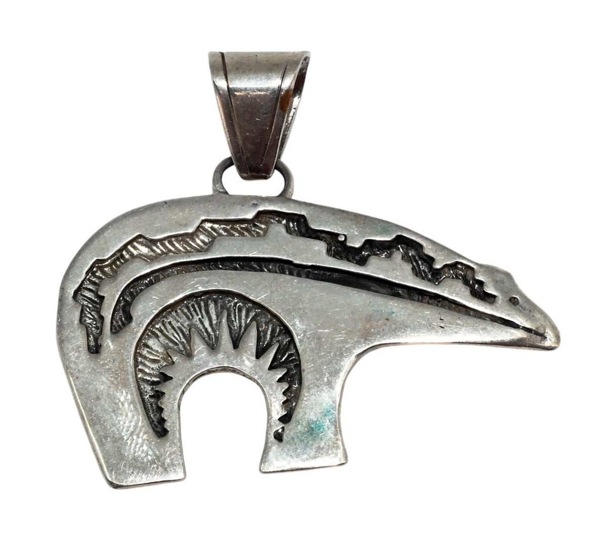 Glenn & Irene Sandoval GS Navajo Solid 925 Sterling Silver Arched