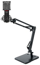 Rockville RCM SR Recording Condenser Microphone Desktop Boom Arm Mic Stand