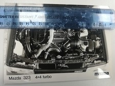 Mazda 323 4x4 Turbo Press Photo Engine Bay