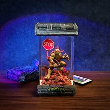 Lampada in resina Teenage Mutant Ninja Turtles, lampada personalizzata Michelangelo rerin