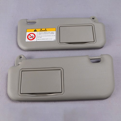 for Toyota Corolla 2014-2019 Pair Sun Visor Replacement w Mirror Grey Left Right - Picture 7 of 8
