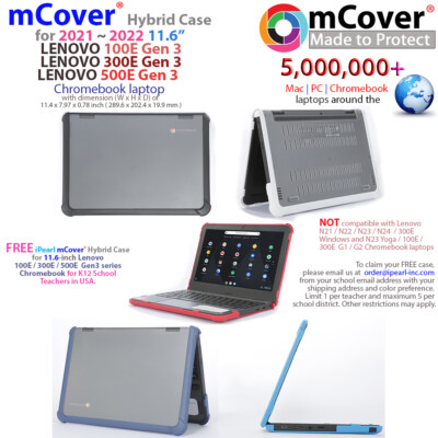 NEW mCover® Hybrid Case for 2021 Lenovo 100E 300E