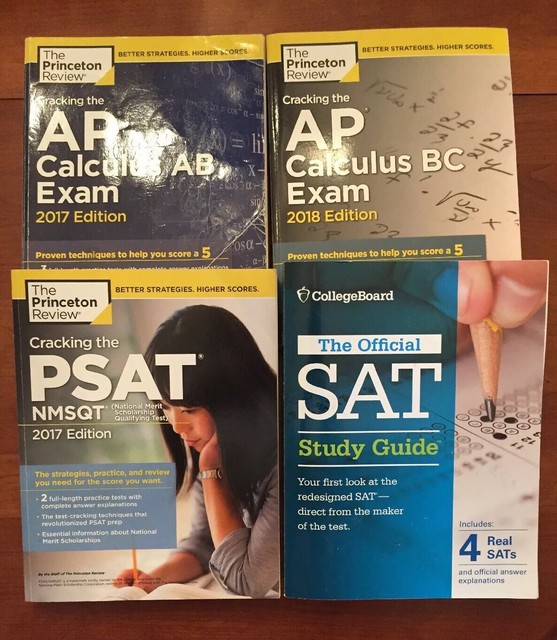 The Princeton Review PSAT, 2017 AP Calculus AB &amp; BC 2018, CollegeBoard