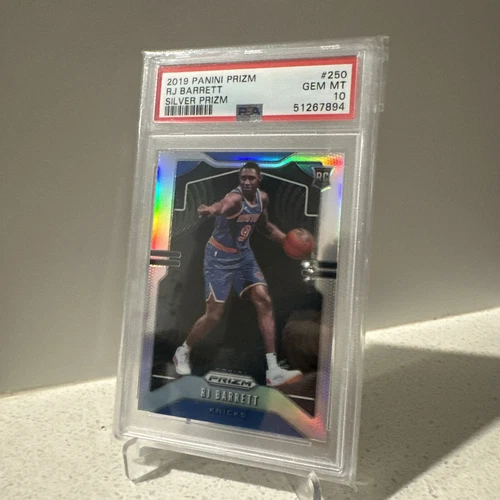2019 Panini Prizm RJ Barrett Silver Prizm PSA 10 Rookie