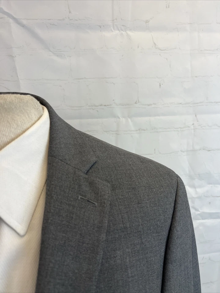 Ryan Seacrest мужской серый твердый блейзер 38R $395 - Изображение 2 из 4