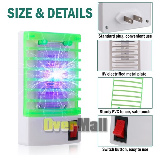 6x Electric Mosquito Killer Lamp Bug Insect Zapper Night Lamp LED Repellent Trap - Picture 10 of 29