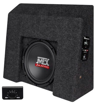 MTX Powered 10'' Subwoofer Sub For 2007-2016 Chevrolet Silverado/GMC Sierra Crew