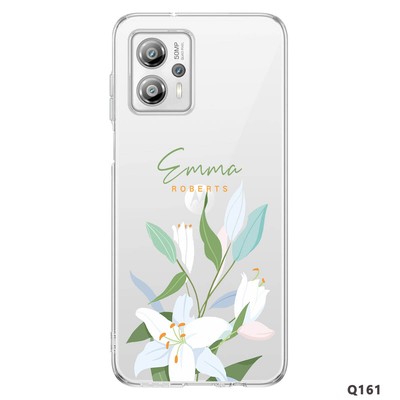 Personalised Phone Case For Motorola Moto G Stylus G Power G Paly Flower Cover