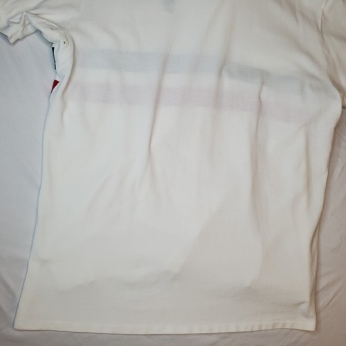 Ralph Lauren Polo Shirt Mens XXL White Big Pony Short Sleeve *READ HOLES STAINS* - Picture 14 of 17