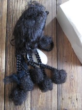 NEW Global Jahmelia Doll Wig 13-14 Dark Brown Short Modacrylic Braids Curly Cap
