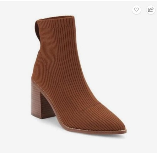 Steven New York Brown Ankle Boots Women's 8.5 - Slip on Bootie's (new)