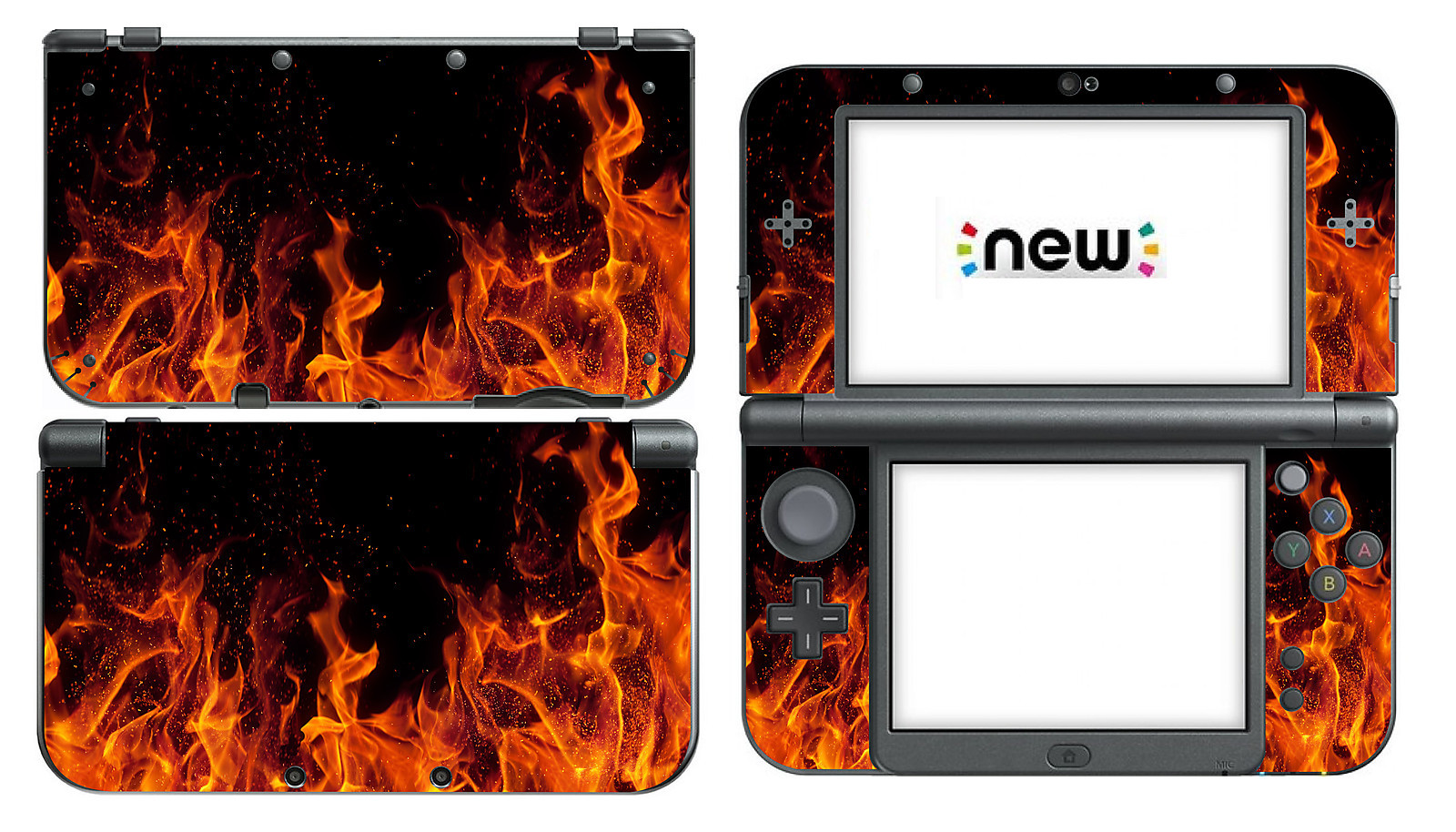 Fire 304 Vinyl Decal Skin Sticker Game for Nintendo New 3DS XL 2015 | eBay