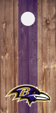Cornhole Board Wraps Decals Vinyl Stickers Set of 2 - Baltimore Ravens