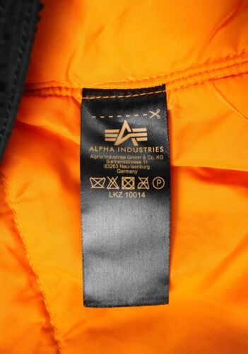 ALPHA INDUSTRIES NASA Jacket Men's MEDIUM MA1 VF Flight Bomber Lined Patched - Picture 9 of 17