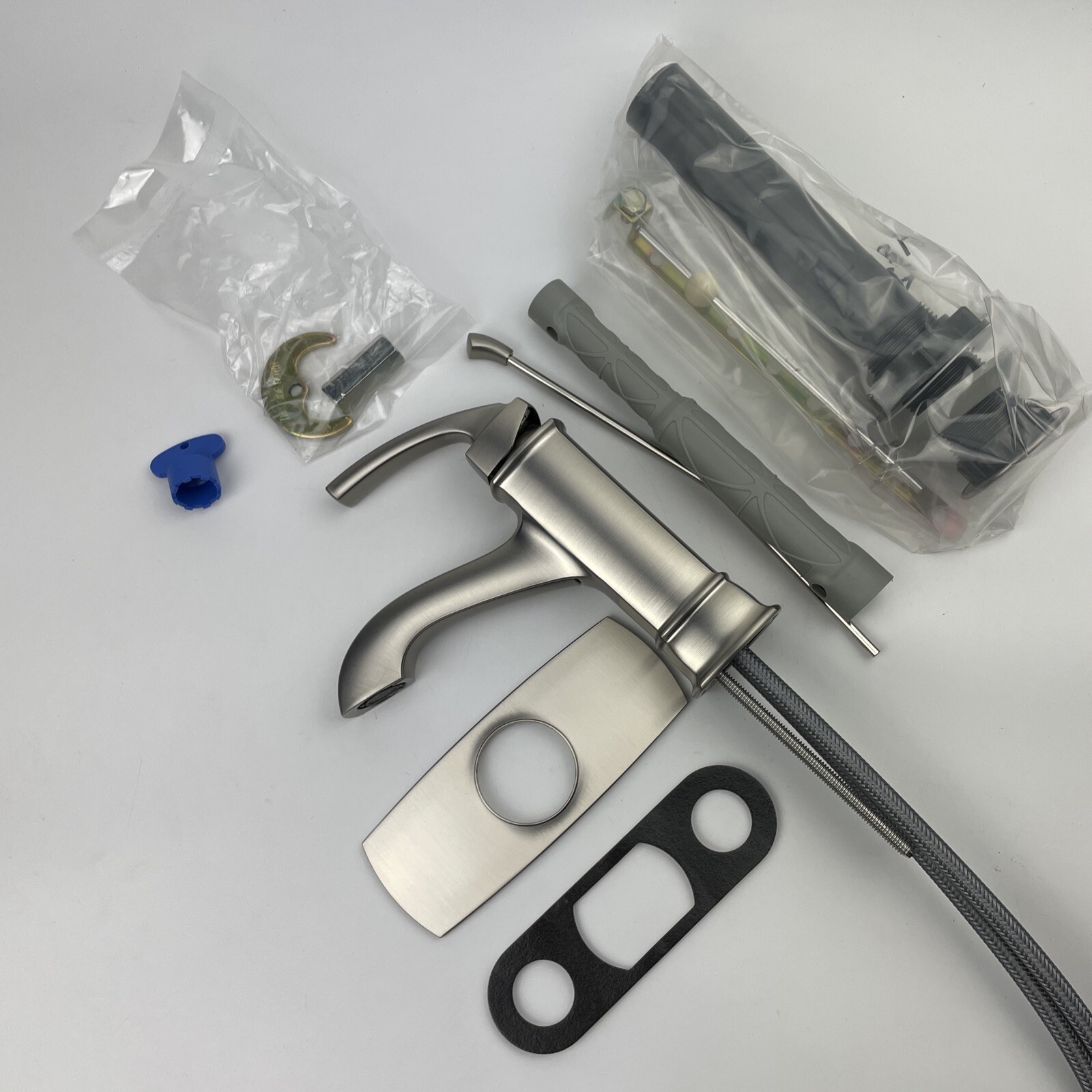 Moen WS84414MSRN Hensley Single Handle High Arc Bathroom Faucet