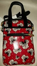 Disney Parks Minnie Mouse Tablet Estuche Cartera Rojo Rosa Bandolera Correa Cubierta