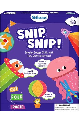 Skillmatics Art & Craft Activity Kit - Snip, Snip, Develop Scissor Skills