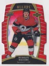 2019-20 Upper Deck Allure Red Rainbow Rudolfs Balcers Rookie Ottawa Senators #82