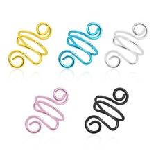 5 Pcs Crochet Ring Handmade Crochet Tension Ring Handmade Yarn Ring for Croch...