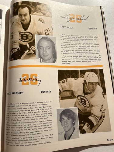 1977 STANLEY CUP Playoffs Program BOSTON Bruins PHILADELPHIA FLYERS Bucyk CLARKE - Picture 7 of 8