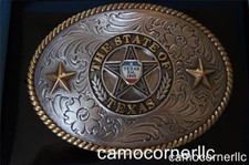 Nocona Gold Rope Edge The State of Texas Star Est 1845 western belt buckle 37372