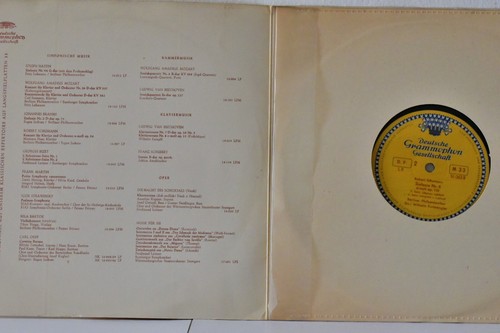DGG TULIP MONO 10" 16063 LP GERMANY 1955 SCHUMAN Sinfonie No. 4 G/F FURTWANGLER - Picture 5 of 6