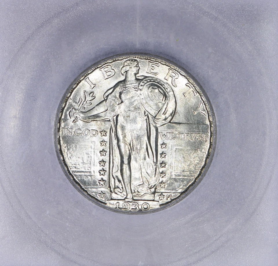 1930 Standing Liberty Quarter 25C ICG MS64 FH - Super Flashy! - Image 3 of 4