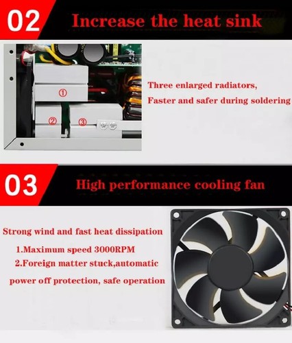 250A 220V ARC Mini Welding Machine DC Portable Electric Inverter Welder. - Picture 3 of 4