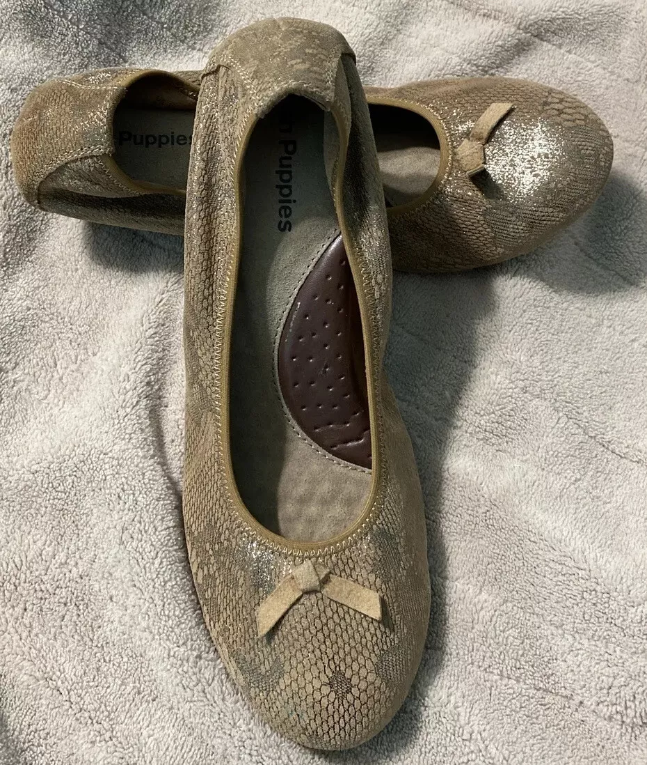 Hush puppies sales flats