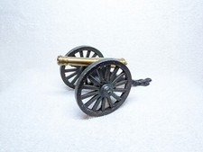 Vintage Cast Iron Brass Civil War Era Cannon