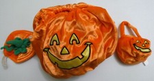 Build A Bear Halloween Pumpkin Costume with Treat Bucket Jack O Lantern Tote