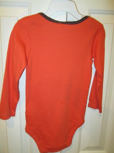 NWT Carter's Size 24 Mos bodysuit "Tiger on the Prowl", orange - Picture 3 of 3