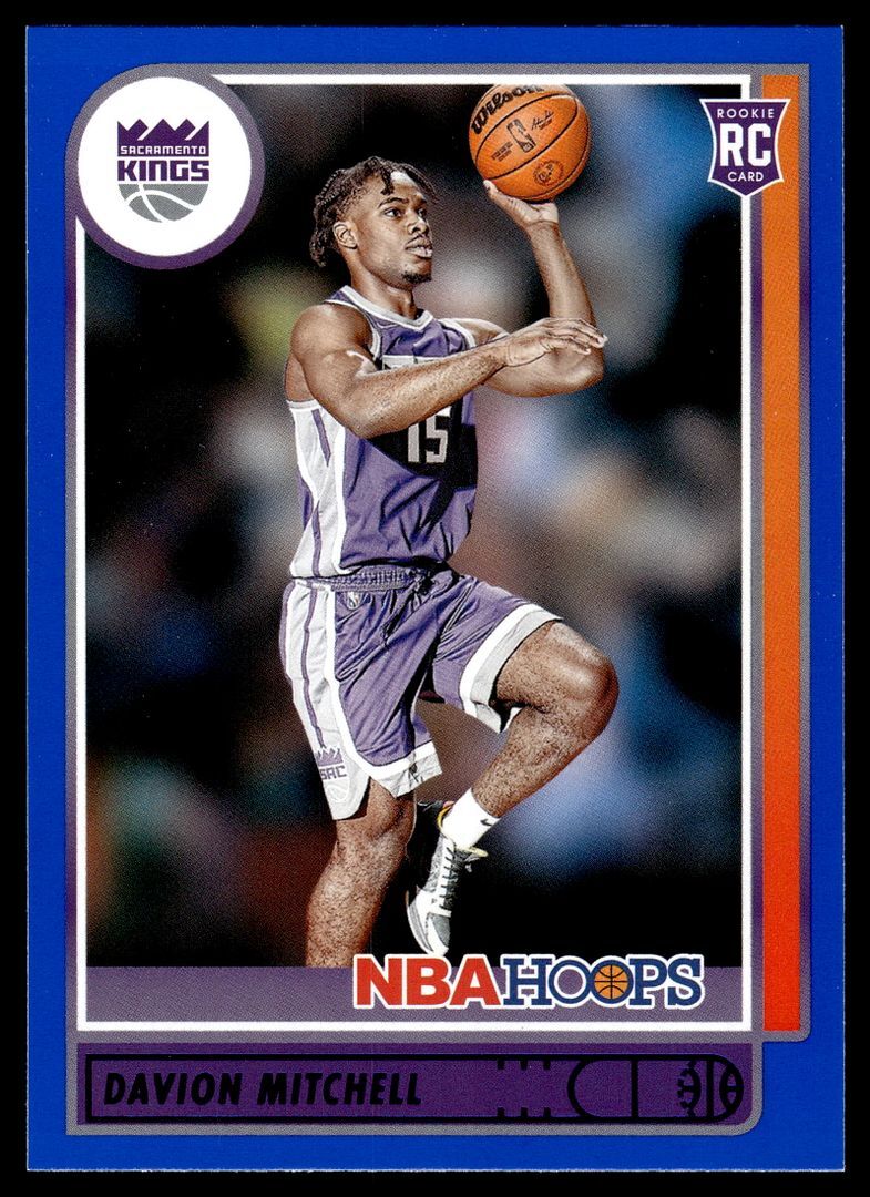 2021-22 Panini NBA Hoops Davion Mitchell #228 Blue  Rookie