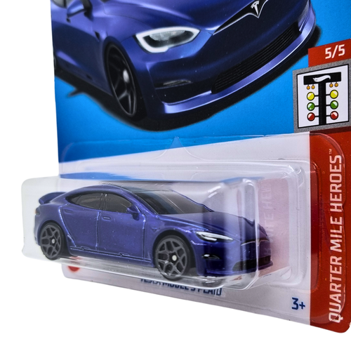 Hot Wheels TESLA MODEL S PLAID Case A 2025 Economy COMBO Pair - Picture 8 of 14
