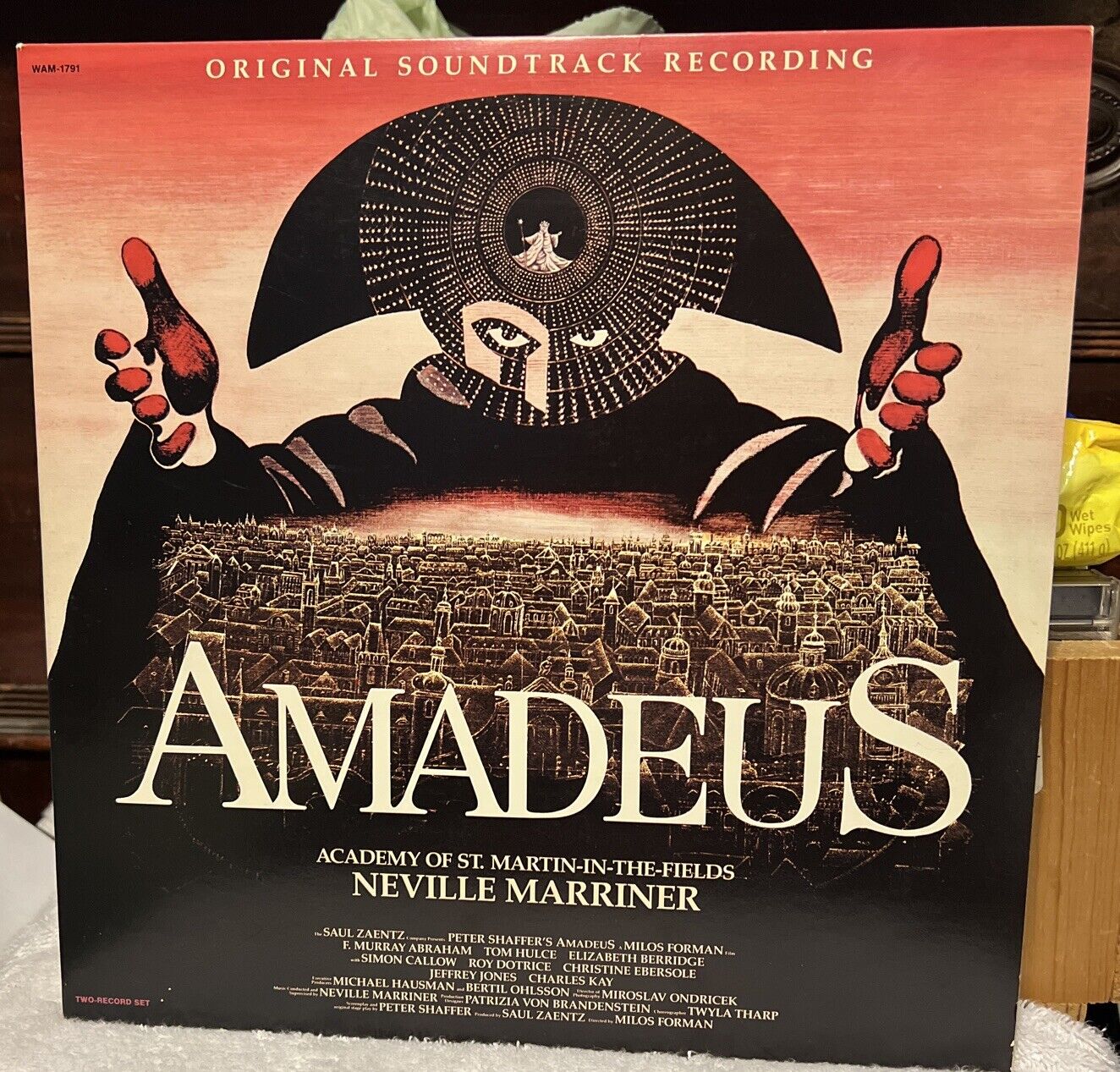 AMADEUS - Original Soundtrack Recording  LP 1984 Fantasy WAM-1791  VINYL  VG