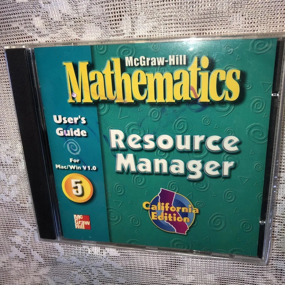 McGraw-Hill Mathematics: Resource Manager 5 PC MAC CD organize worksheets tests - Image 3 of 4