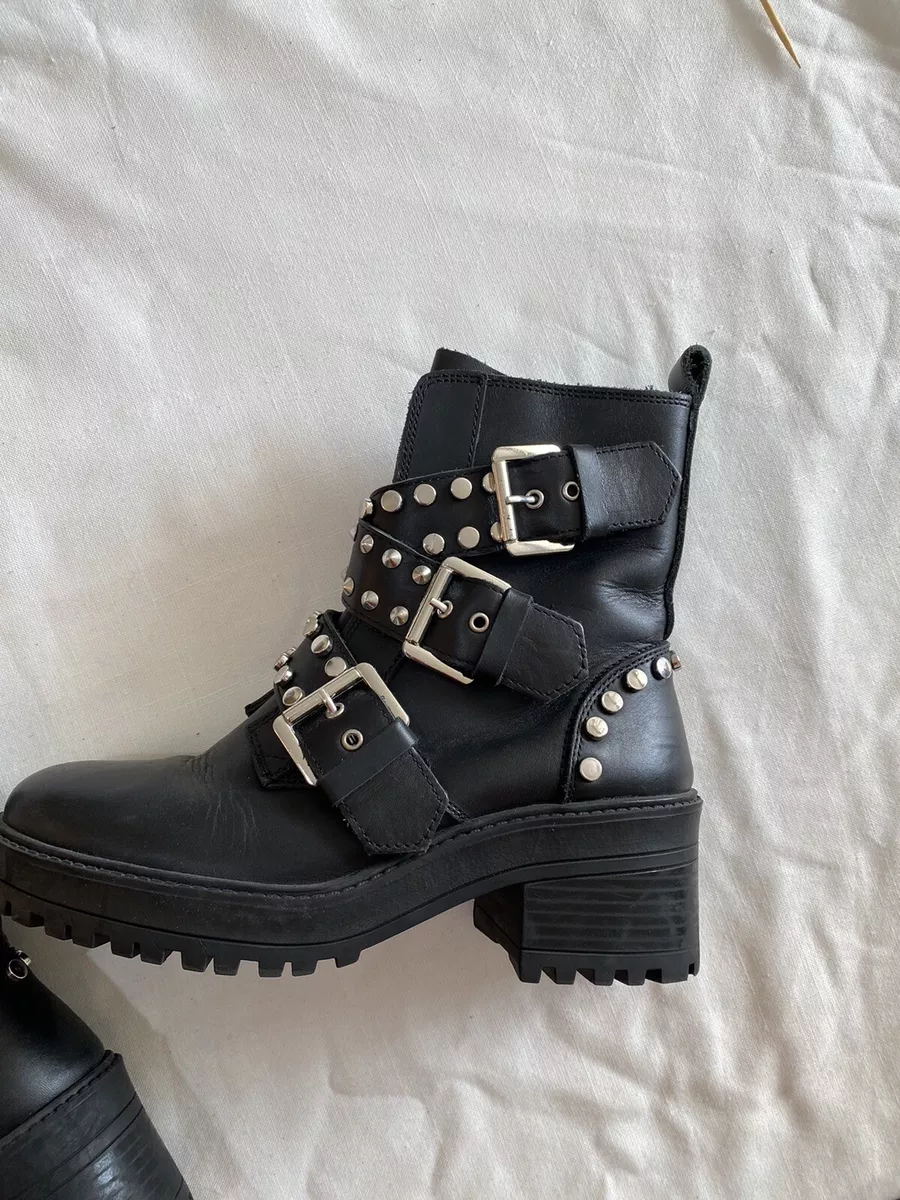 Zara clearance boots studs