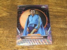 2024 Topps Chrome Star Wars Hyperspace Lando Calrissian Hyperlanes Refractor 11