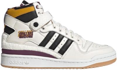 Size 12 - adidas Girls Are Awesome x Forum High Cloud White Purple