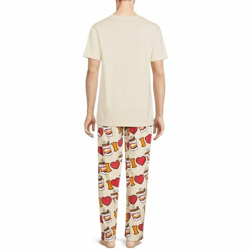 Maruchan Men's 'instant Lunch' Sleepwear Set, 2-Piece, Beige/Multi Size 2XL - 第 6/6 張圖片