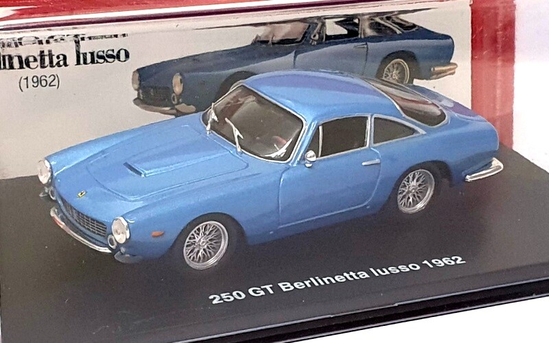 1962 Ferrari 250 GT Berlinetta Lusso 1/43 Scale Diecast Model in Metallic Blue by Altaya  