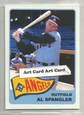 Al Spangler Los Angeles Angels 2025 Baseball  Art Card